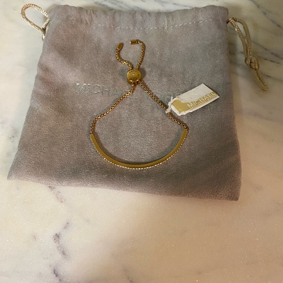 Michael Kors Pavé Slider Bracelet in Rose Gold. NWT - Picture 2 of 5